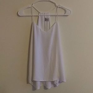 White t back dressy tank